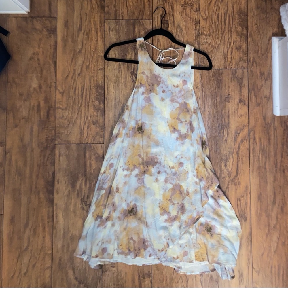 Flowy cotton candy dress